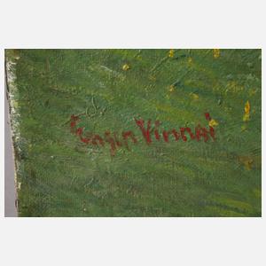 Eugen Vinnai, Blühende Obstbäume