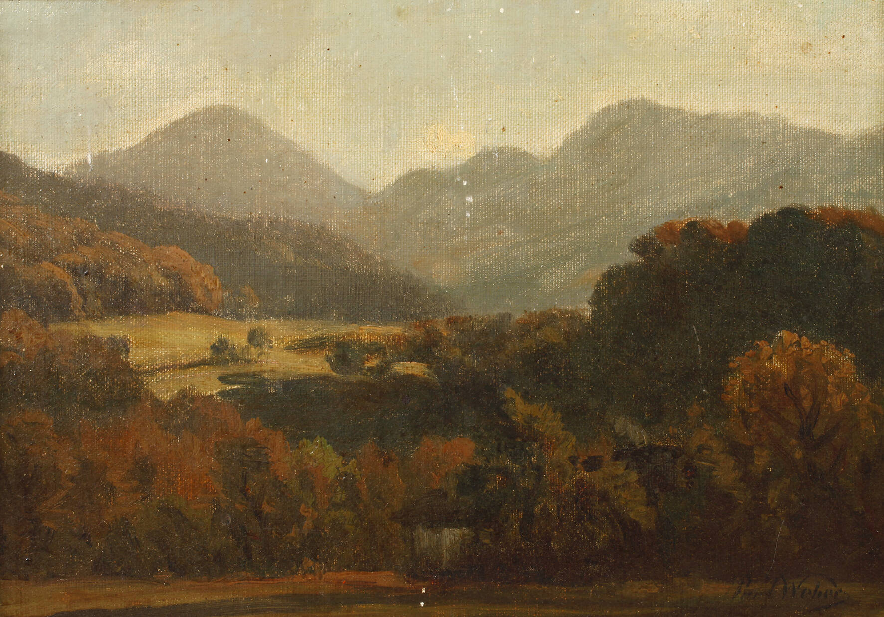 Paul Weber, Mittelgebirgslandschaft