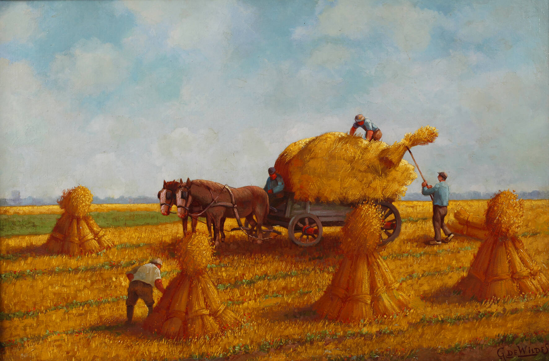 G. de Wilde Senior, Ernteszene