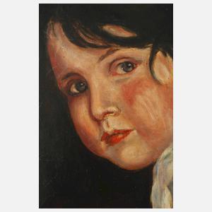 Rudolf Wünsch, attr., Mädchen mit Kirschen