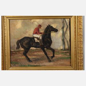 Erich Zeyer-Ihle, "Ausritt zum Training"