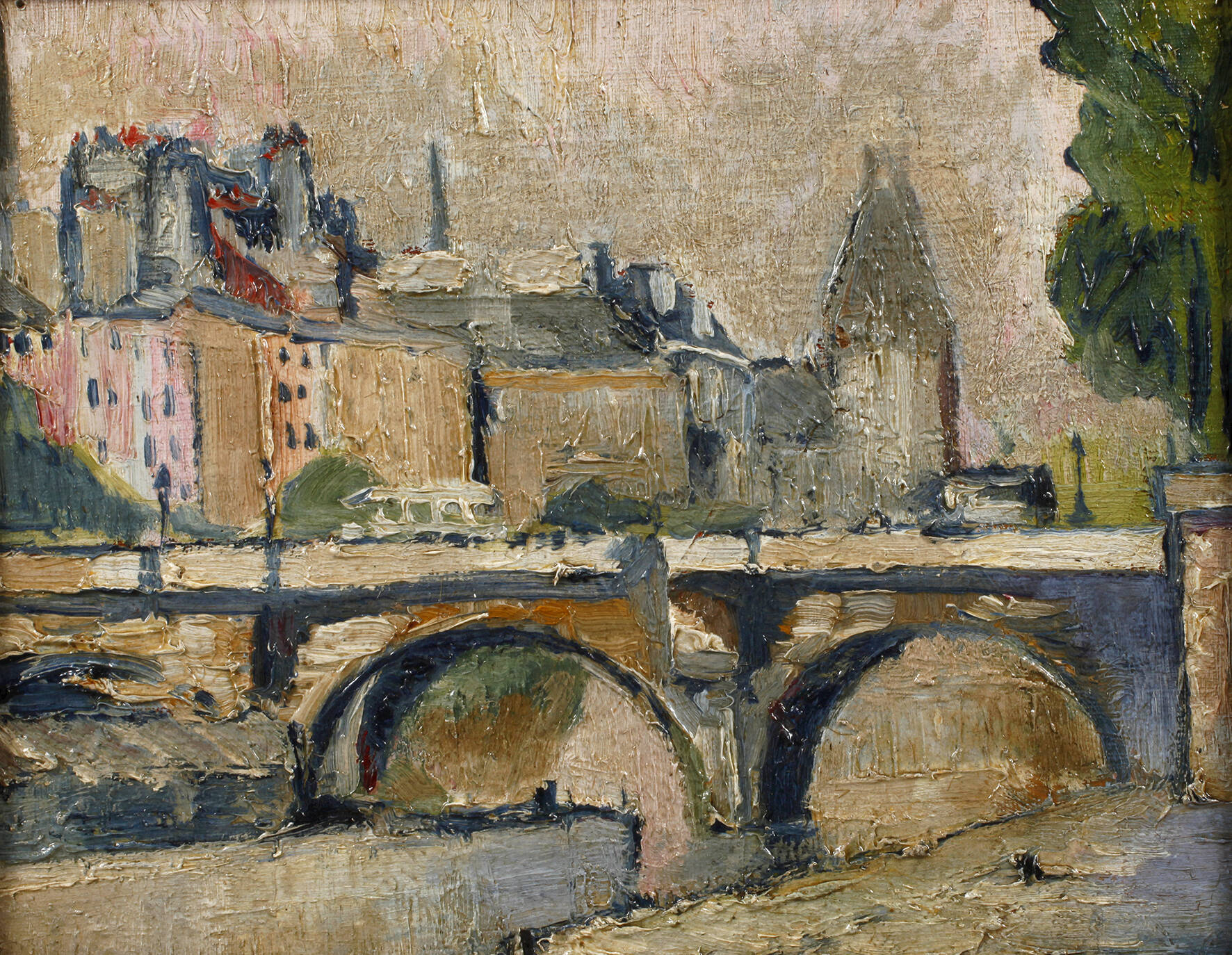 Brücke in der Großstadt