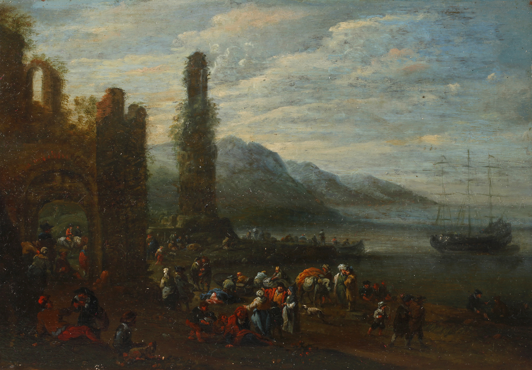 Franz de Paula Ferg, Gesellschaft am Meer