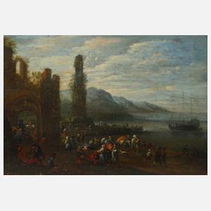 Franz de Paula Ferg, Gesellschaft am Meer