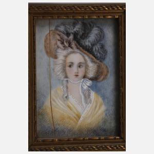 Miniatur Damenportrait