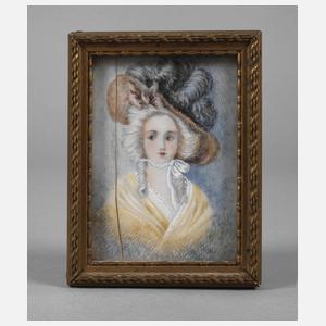 Miniatur Damenportrait