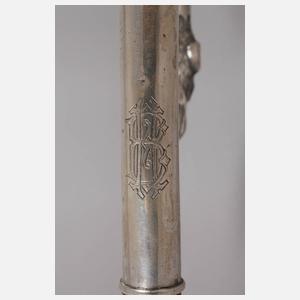 Spazierstock Silber