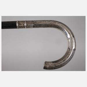 Spazierstock Silber