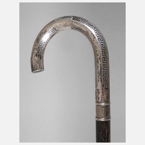 Spazierstock Silber