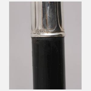 Spazierstock Silber