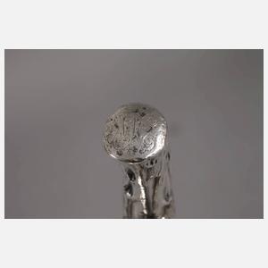 Spazierstock Silber