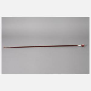 Spazierstock Porzellan