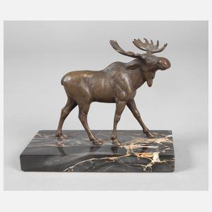 Miniaturbronze Elch