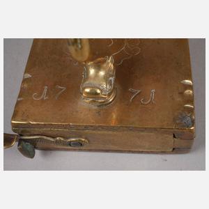 Spätbarockes Bügeleisen