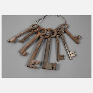 Konvolut historische Schlüssel