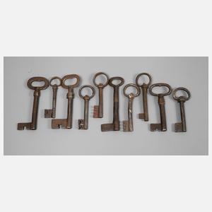 Konvolut historische Schlüssel