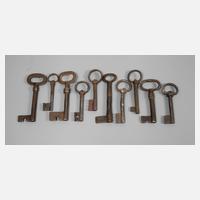 Konvolut historische Schlüssel111