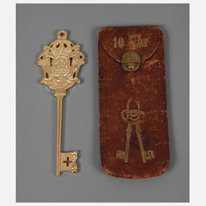 Kammerherrenschlüssel im Etui