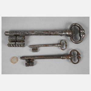 Konvolut barocke Schlüssel