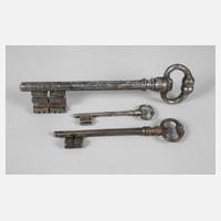 Konvolut barocke Schlüssel111