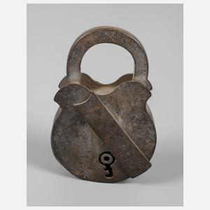 Spätbarockes Vorhängeschloss