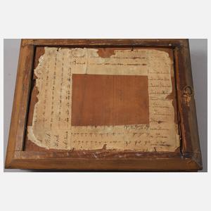 Vier Hinterglasmalereien