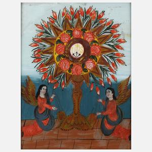 Votivbild Hinterglasmalerei