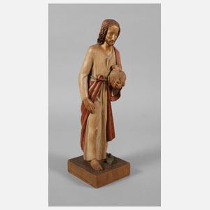 Geschnitzte Heiligendarstellung