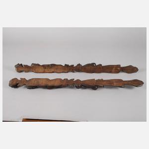 Paar figürliche Schnitzereien