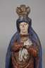 Geschnitzte Heiligenplastik