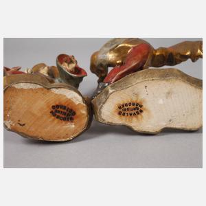 Paar Moriskentänzer Grödnertal