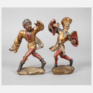 Paar Moriskentänzer Grödnertal