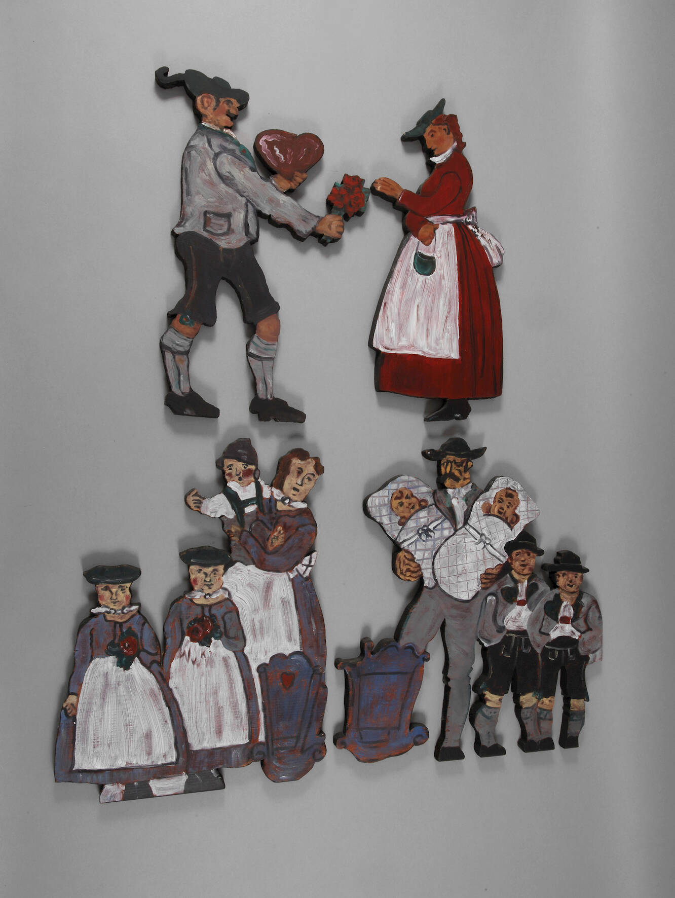 Konvolut Holzfiguren