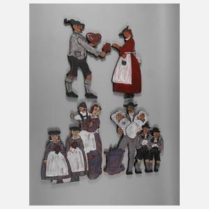 Konvolut Holzfiguren
