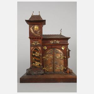 Miniaturkastell als Ehrengeschenk