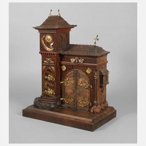 Miniaturkastell als Ehrengeschenk