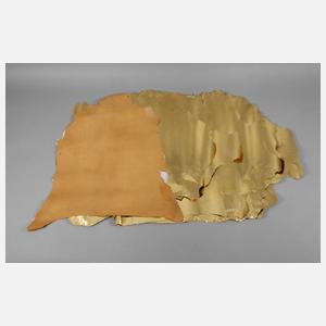 Konvolut Ziegenleder