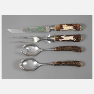 Jagdliches Vorlegebesteck