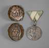 Drei Schützenmedaillen
