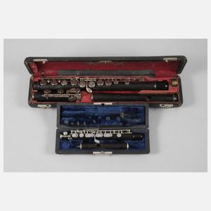 Querflöte und Piccoloflöte