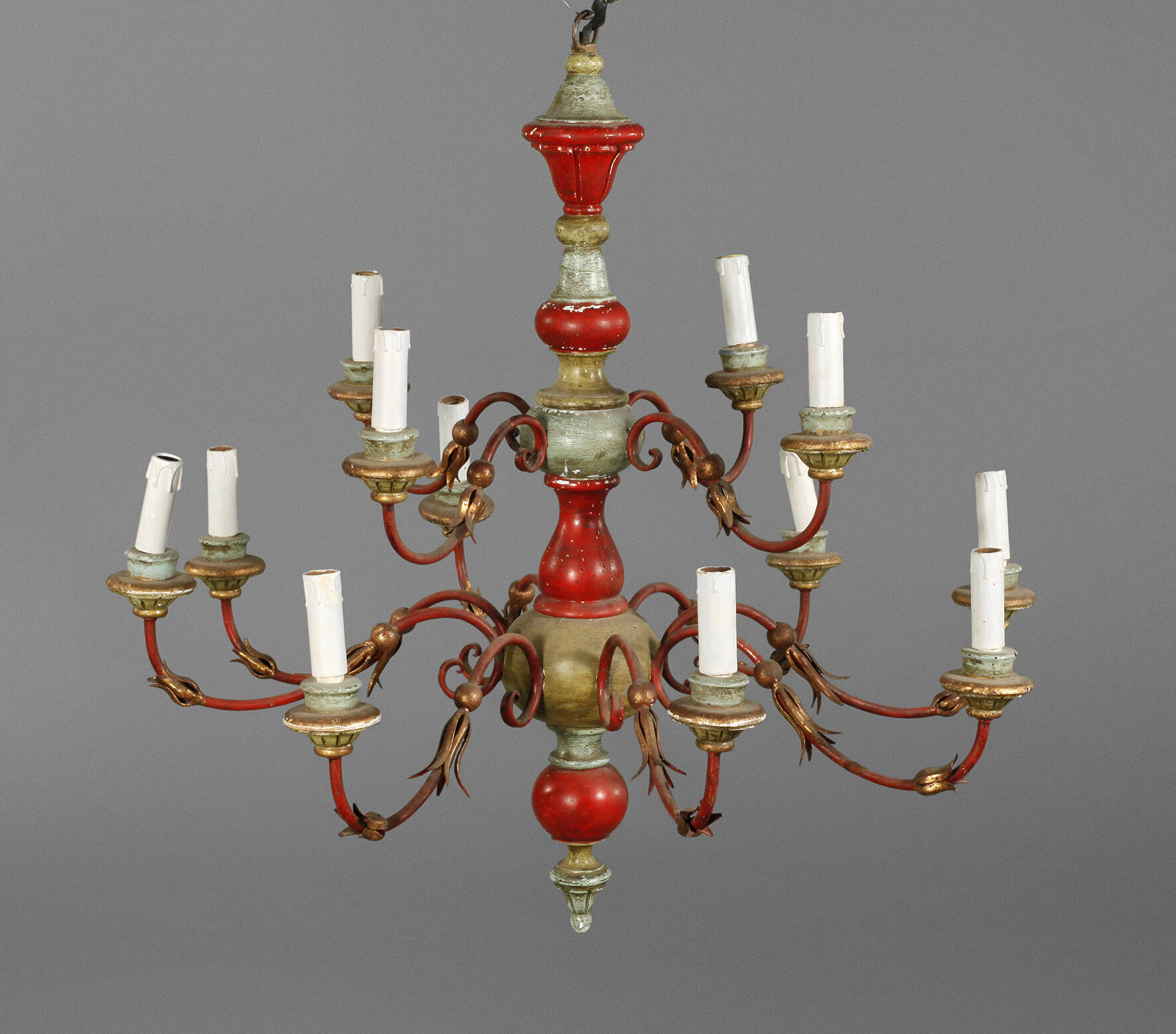 Bäuerlicher Deckenleuchter