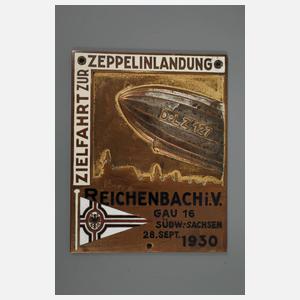 Zwei Automobilplaketten Sachsen