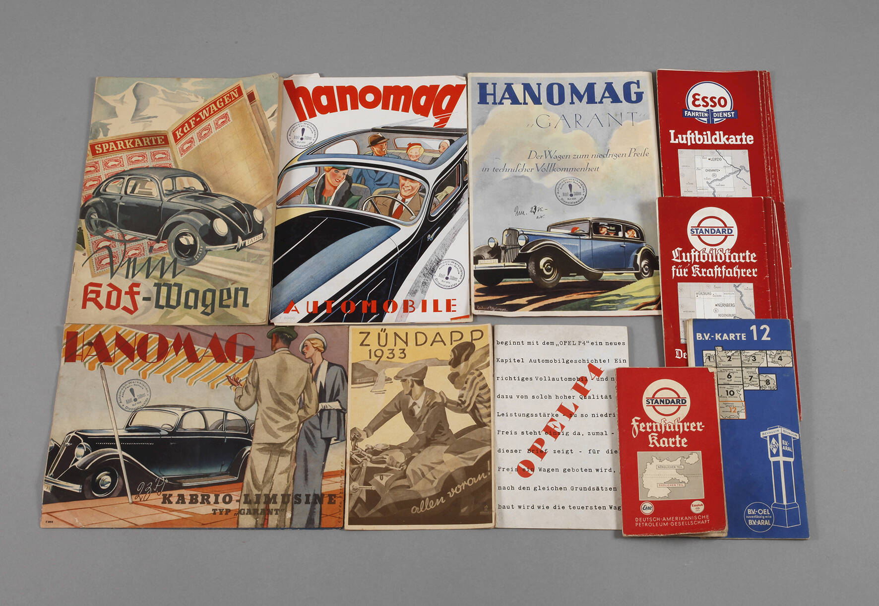 Konvolut Automobilia