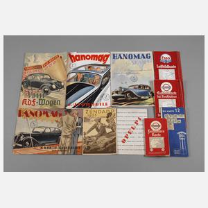 Konvolut Automobilia