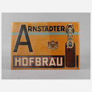 Werbeschild Arnstädter Hofbräu