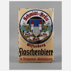 Emailleschild Schmidt Bräu