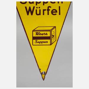 Emailleschild Knorr