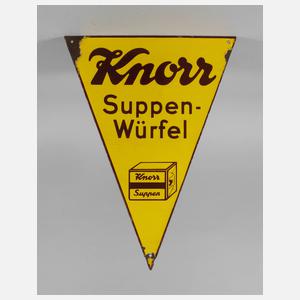 Emailleschild Knorr