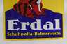 Emailleschild Erdal