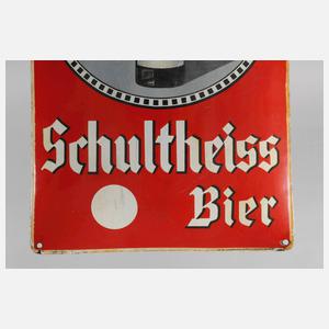 Emailleschild Schultheiss